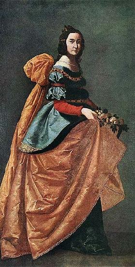 Francisco de Zurbaran Santa Isabel de Portugal oil painting picture